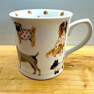 Cooksmart Dogs in Coats Fine China Mug